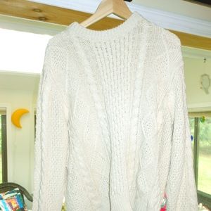 Cream Polo Ralph Lauren cable knit sweater